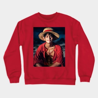 Realistic Luffy Crewneck Sweatshirt